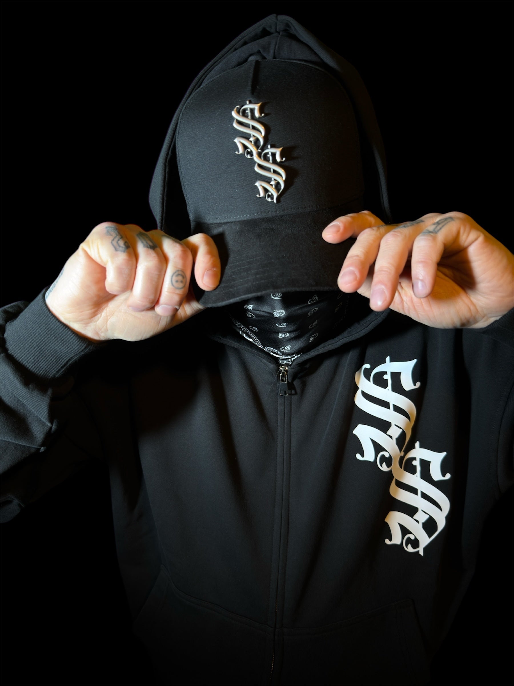 1 of 1 Shadow Stitch Zip Hoodie - Size Large