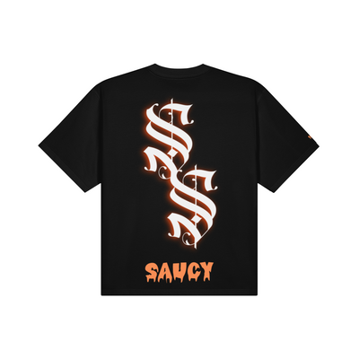 Phre$h Prince X Shadow Stitch X Woodbine Burgers - Saucy Tee